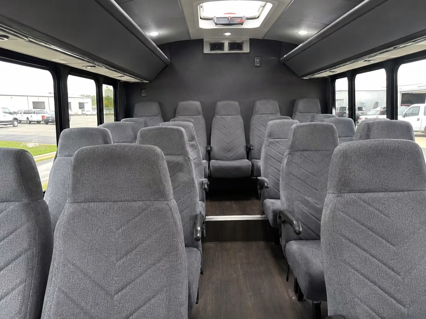 15 passenger minibus inside