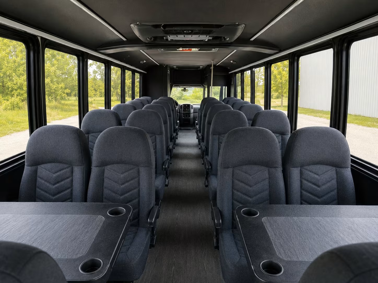 20 passenger minibus interior