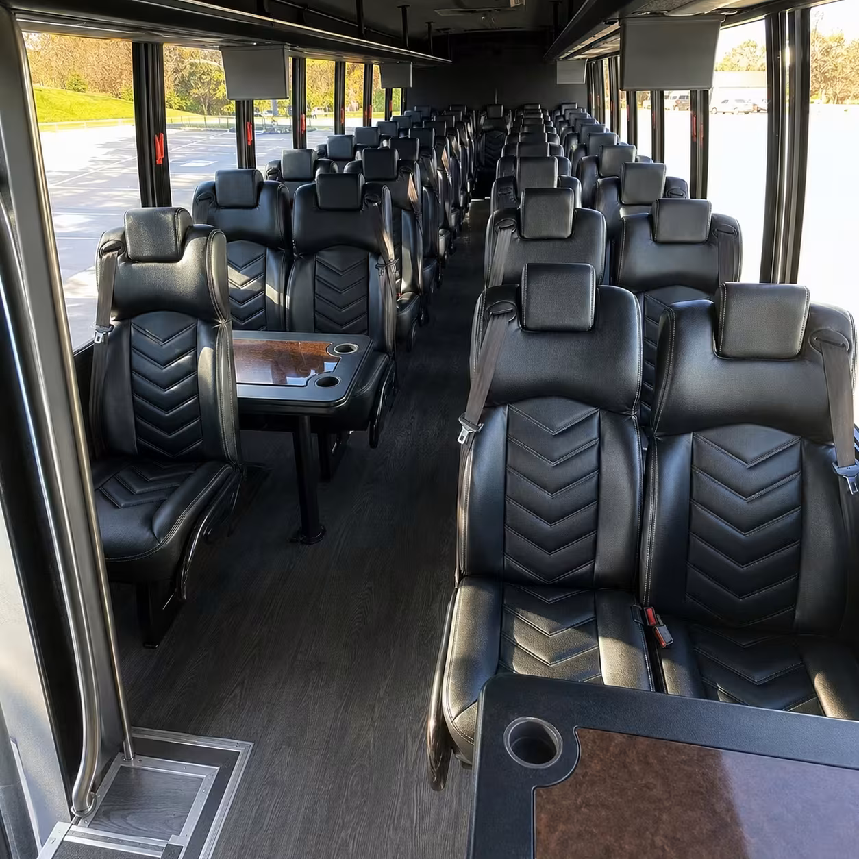 30 passenger minibus inside