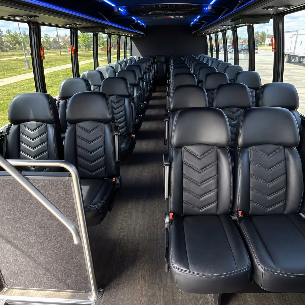 30 passenger minibus interior
