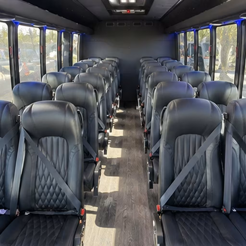 35 passenger minibus inside