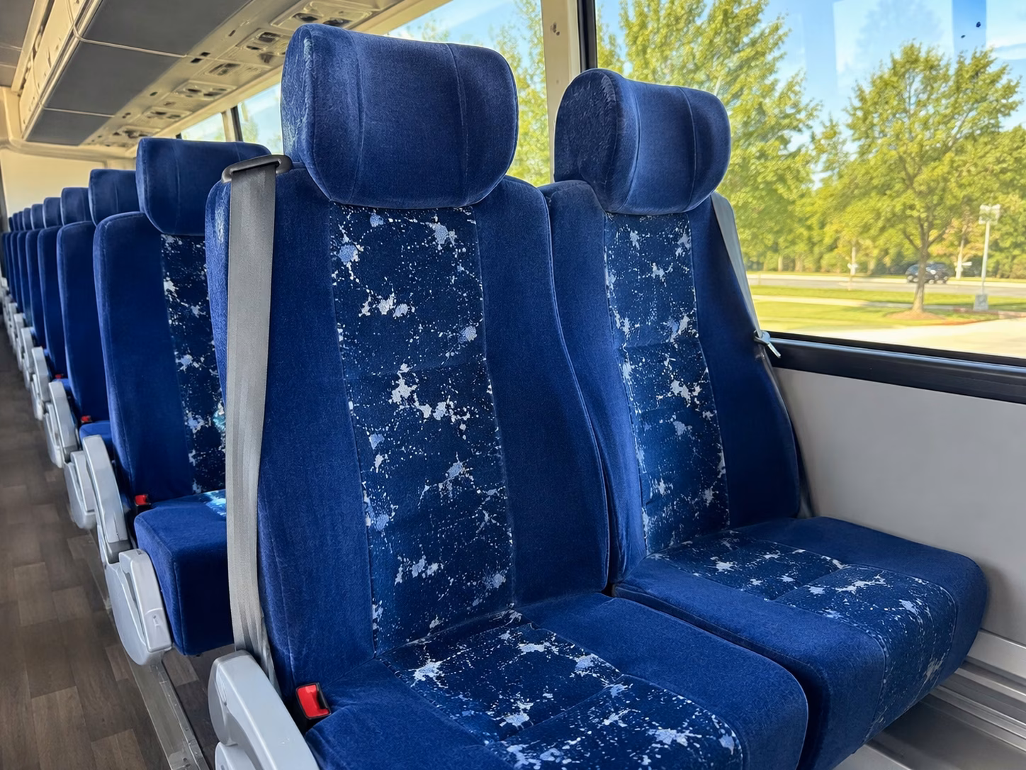 augusta charter bus inside